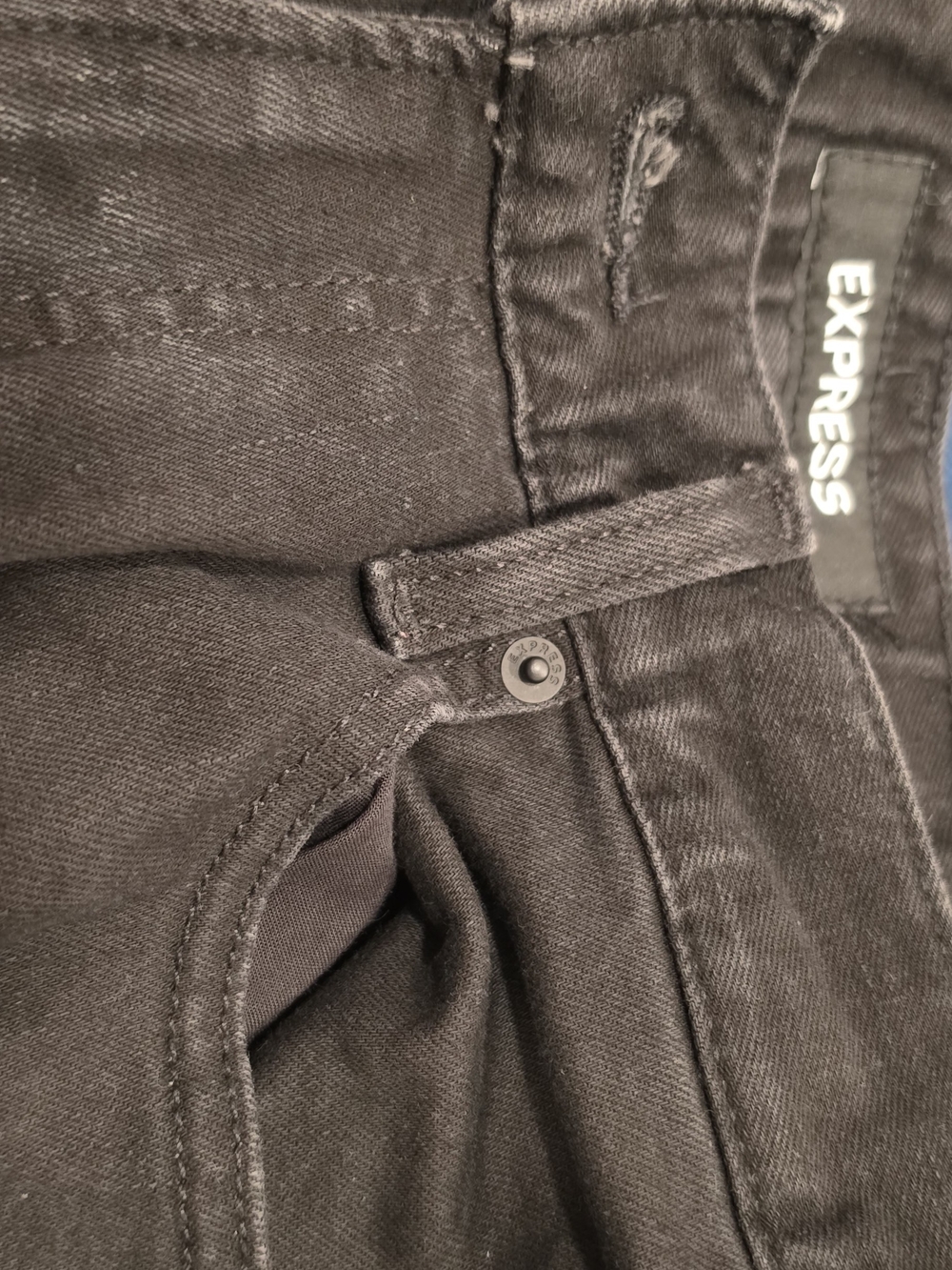 Express Slim Black Stretch Jeans